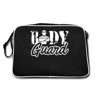 Body Guard Proud To Be Body Guard - Retro Bag - black/white - Back