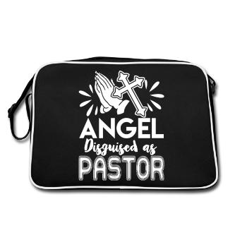 Pastor Angel Disguise As Pastor - Retro Bag - black/white - Back