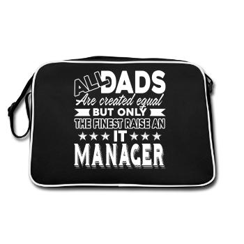 IT Manager IT Manager Dad - Retro Bag - black/white - Back