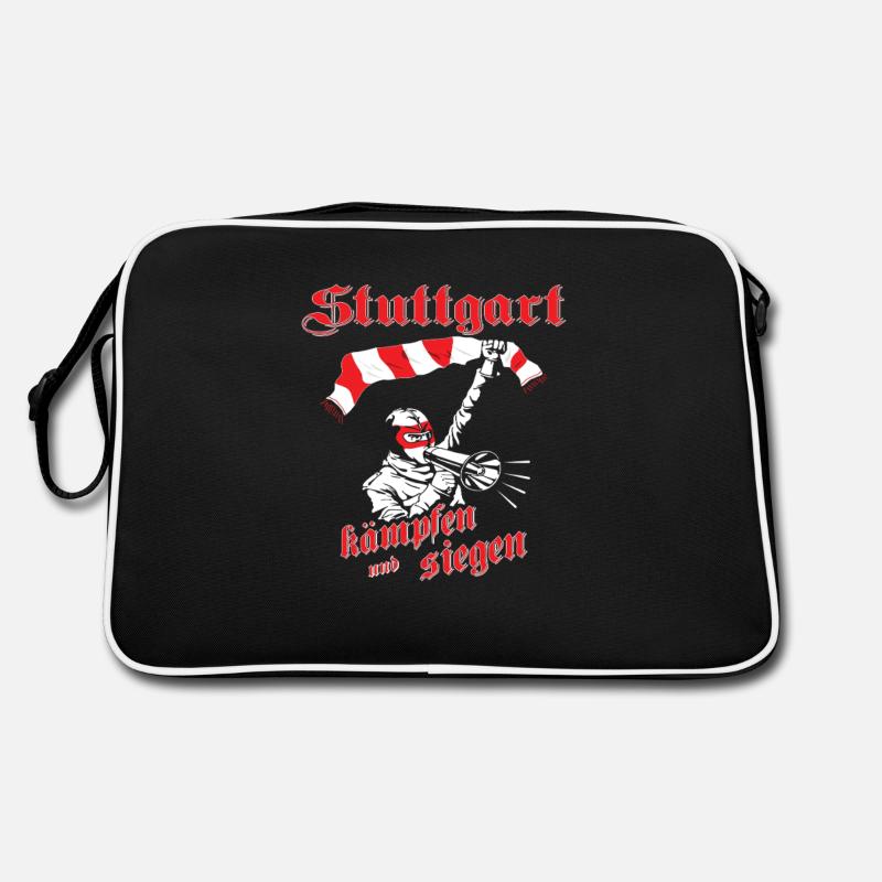 Stuttgart kämpfen und siegen No II Retro Tasche
