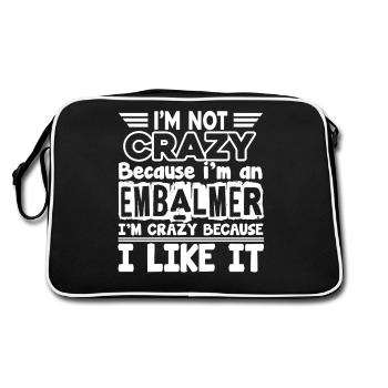 Embalmer Love Being An Embalmer - Retro Bag - black/white - Back