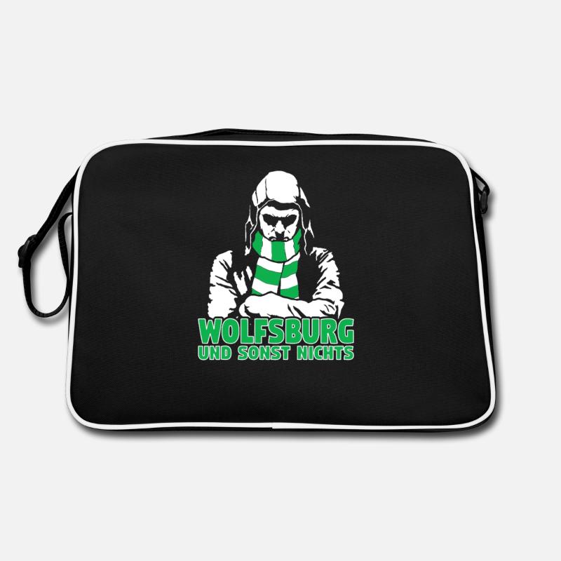 Wolfsburg und sonst nichts Retro Tasche