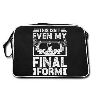 Loin de ma forme définitive - Sac Retro - noir/blanc - Dos