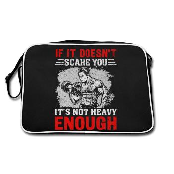 N’ayez pas peur des poids lourds - Sac Retro - noir/blanc - Dos