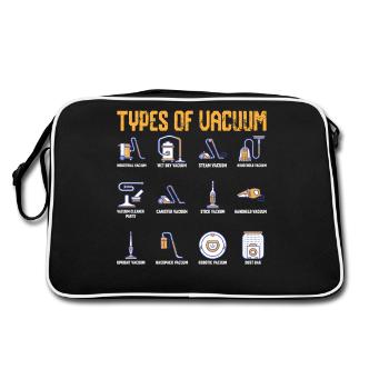 Types of vacuum cleaners - Retro Bag - black/white - Back