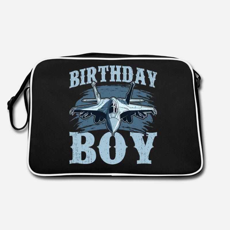 Anniversaire garçon avion de chasse conception Sac Retro