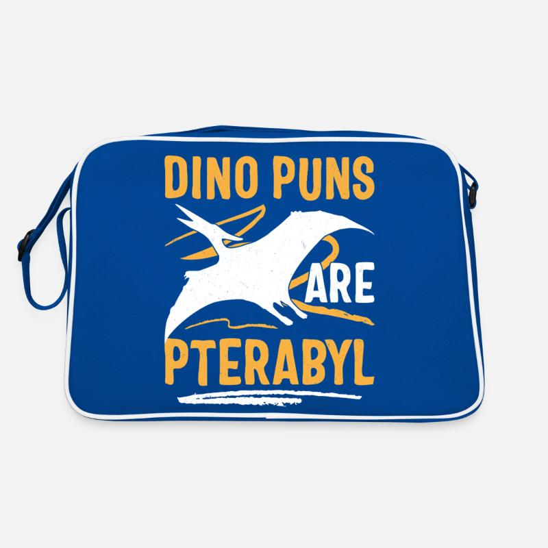 Drôle de Dino Jeu de mots Ptérodactyle Sac Retro