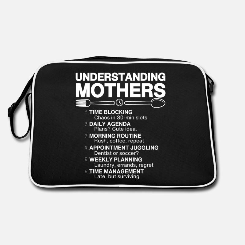 Understanding Mothers - Mom Life Design Retro Tasche