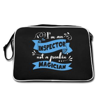 Inspector I Am An Inspector - Retro Bag - black/white - Back