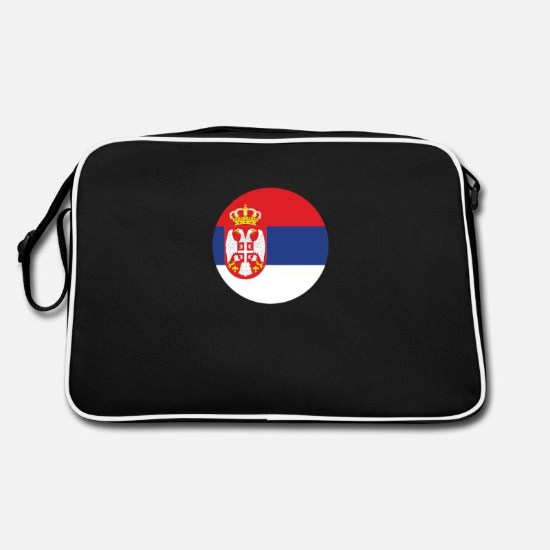 Serbie Drapeau serbe Fier Serbe Sac Retro