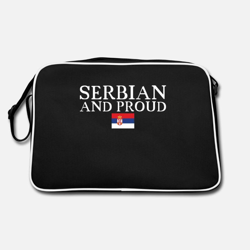 Serbe Et Fier Serbie Drapeau Serbe Serbe Sac Retro