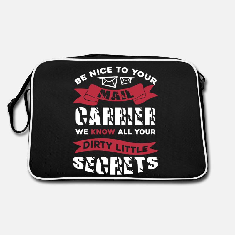 Mail Carrier Be Nice To Your Mail Carrier Retro Bag