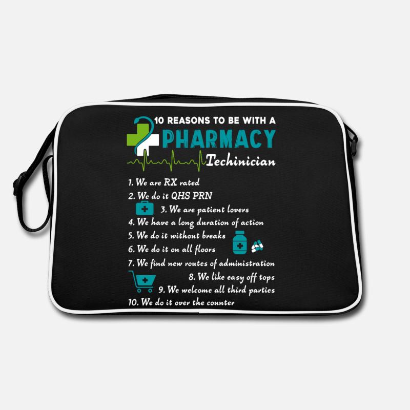 10 Reason To Be With A Pharmacy Technician Retro Bag