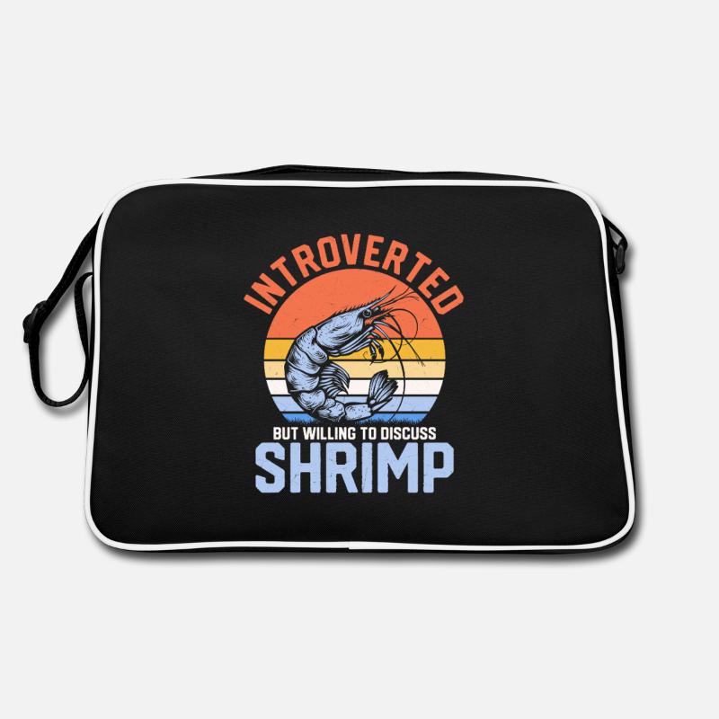 Introverted But Willing To Discuss Shrimp Lover Se Retro Bag