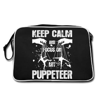 Puppeteer Focus On My Puppeteer - Retro Bag - black/white - Back