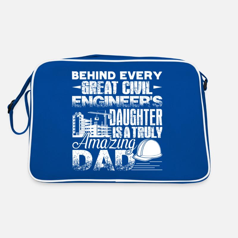 Civil Engineer Civil Engineer Dad Retro Bag