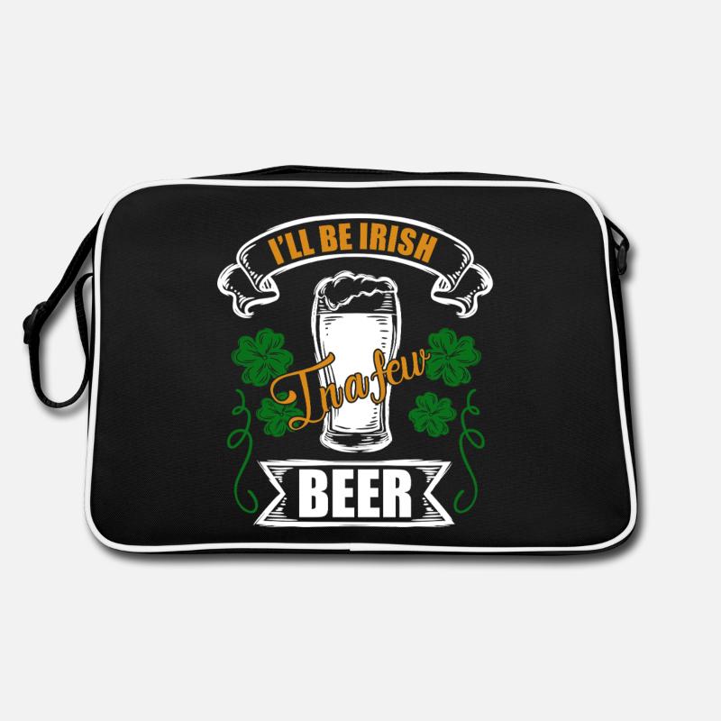 St Patrick's Day I Will Be Irish Retro Bag