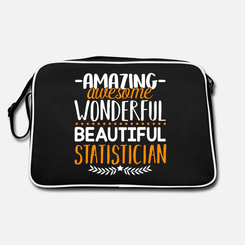 Statistician Amazing Statistician Retro Bag