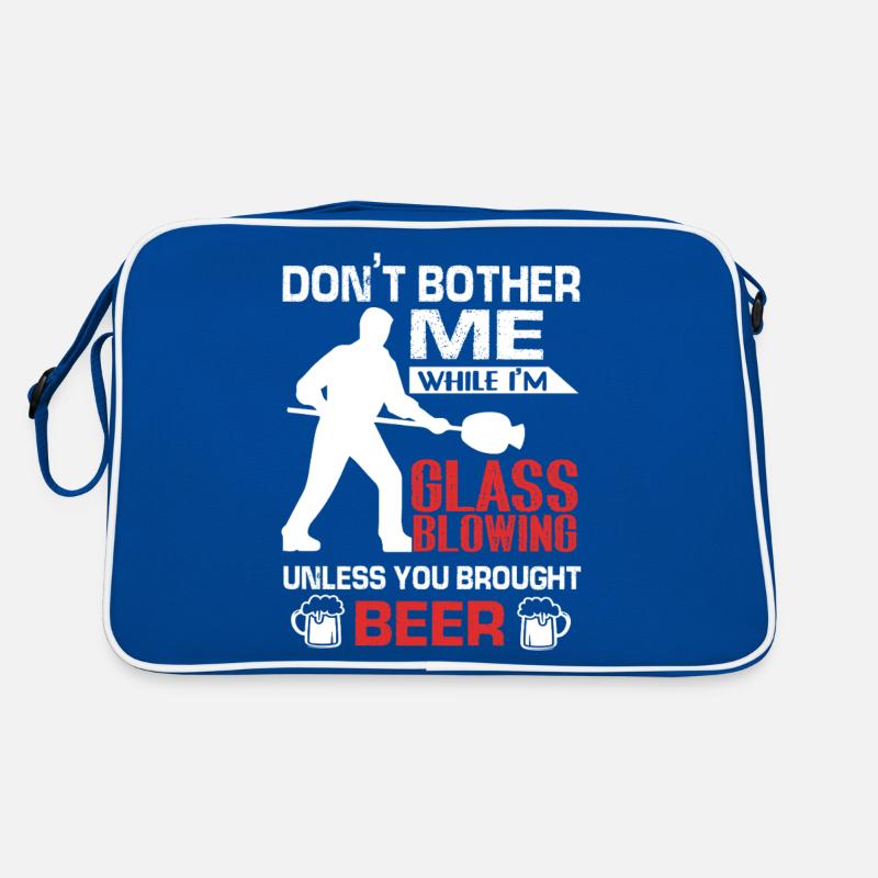 Don't Bother Me While I am Glassblowing Retro Bag