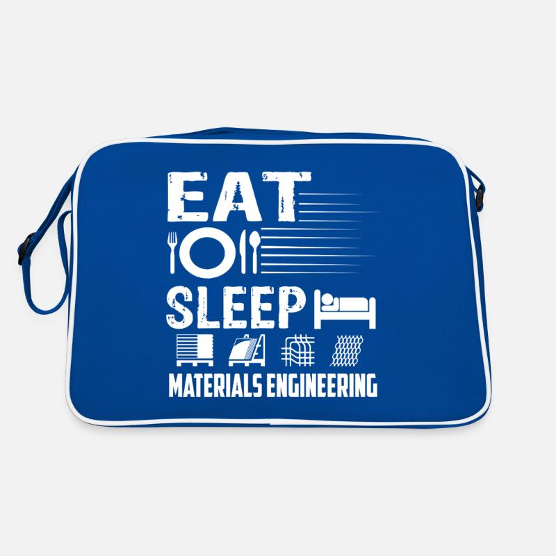 Materials Engineer Eat Sleep Materials Engineering Retro Bag