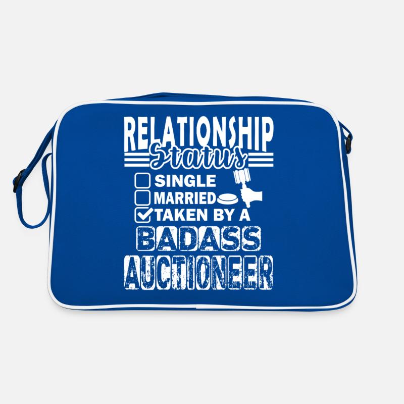 Auctioneer Relationship Status Retro Bag