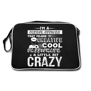Patrol Officer Cool Patrol Officer - Retro Bag - black/white - Back