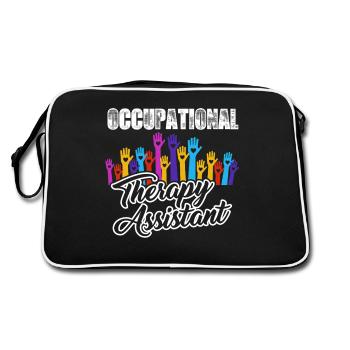 Occupational Therapy Assistant - Retro Bag - black/white - Back