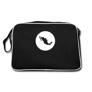 Mexique Mexique Carte Mexicains Mexicains - Sac Retro - noir/blanc - Dos