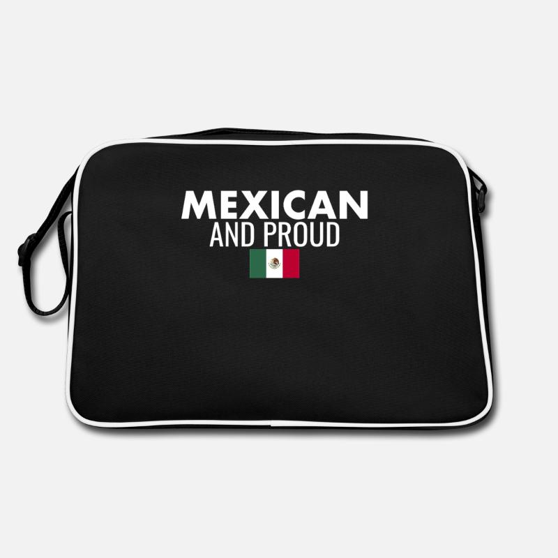Mexican And Proud Mexico Mexican Flag Retro Bag