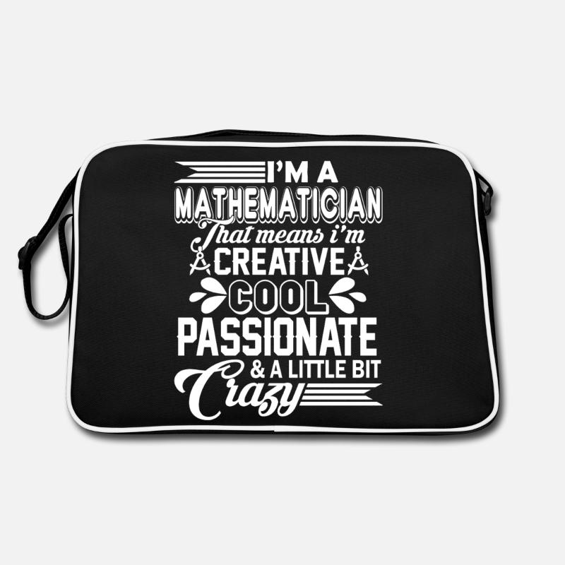 Mathematician Cool Crazy Mathematician Retro Bag