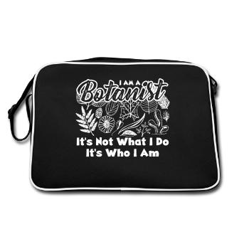 Botanist It's Who I Am - Retro Bag - black/white - Back