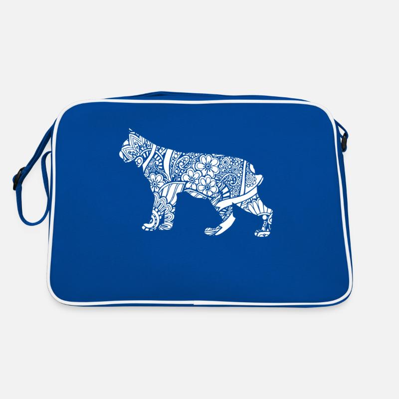 Bobcat Bobcat Floral Pattern Retro Bag