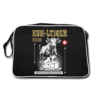 Chemise gourmande : Plaisir alpin et tradition - Sac Retro - noir/blanc - Dos