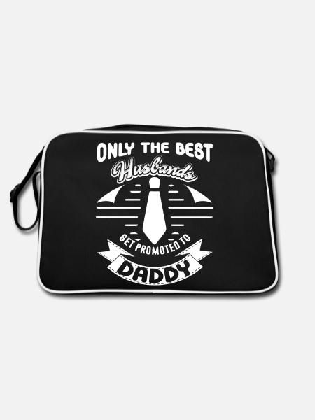 Father's Day Best Husbands - Retro Bag - black/white - Back