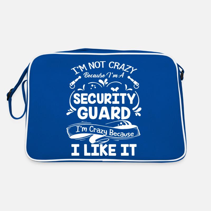 Security Guard Crazy Security Guard Retro Bag