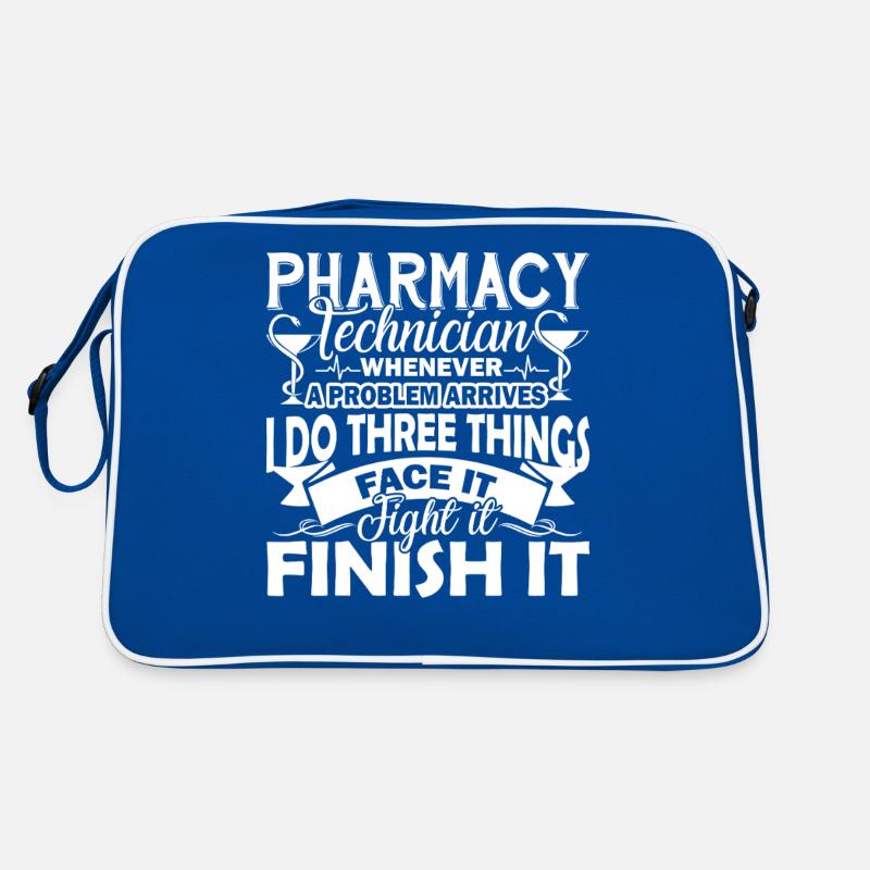 Pharmacy Technician Face It Finish It Retro Bag