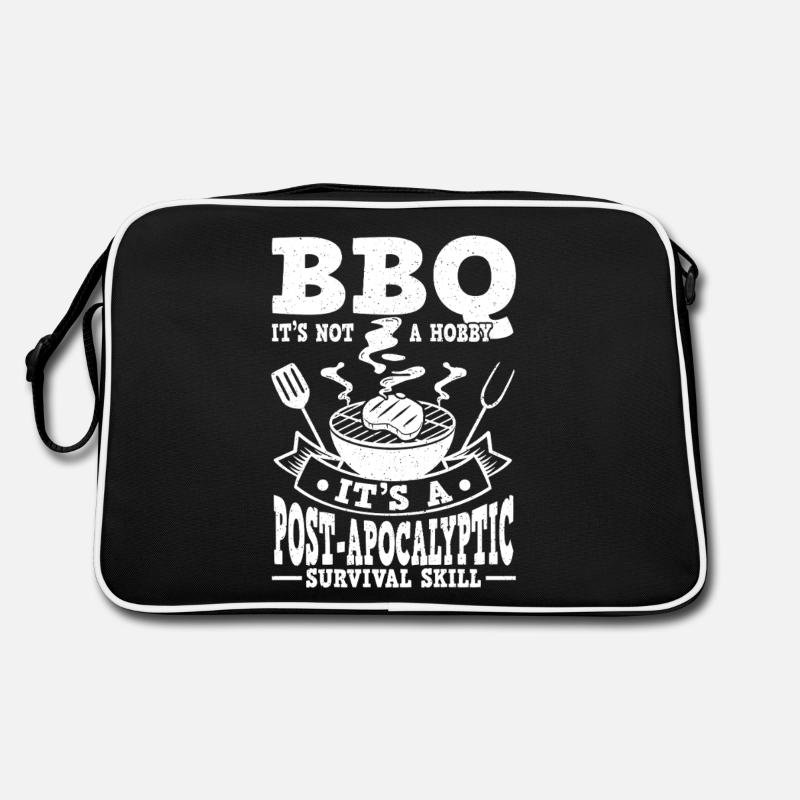 BBQ No Hobby Survival Grilling Grill Retro Bag
