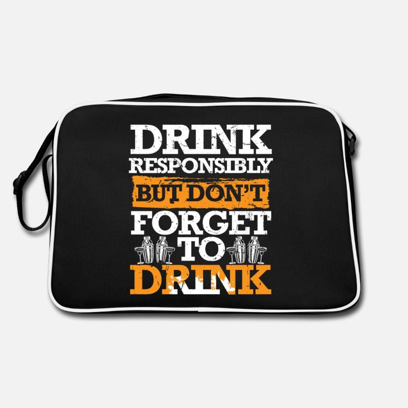 Bartender Bartender Bartending Retro Bag