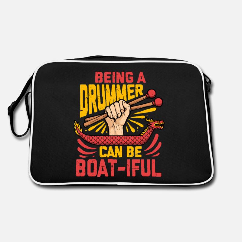 Drachenboot Boatiful Drummer Retro Tasche