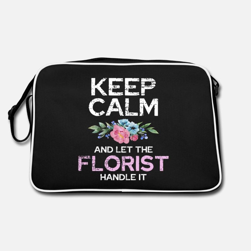 Keep calm and let the florist do it Retro Bag