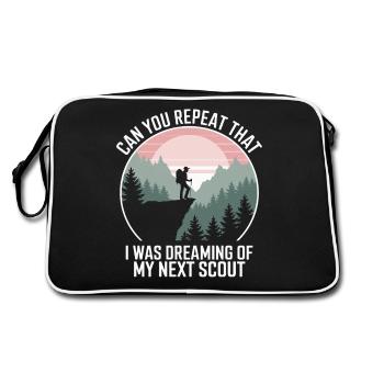 Scout Guide Scout Camping - Retro Bag - black/white - Back