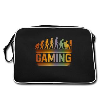 Evolution Gaming - Retro Bag - black/white - Back