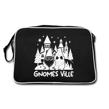 Gnome Costume Men Gnomes Ville - Retro Bag - black/white - Back