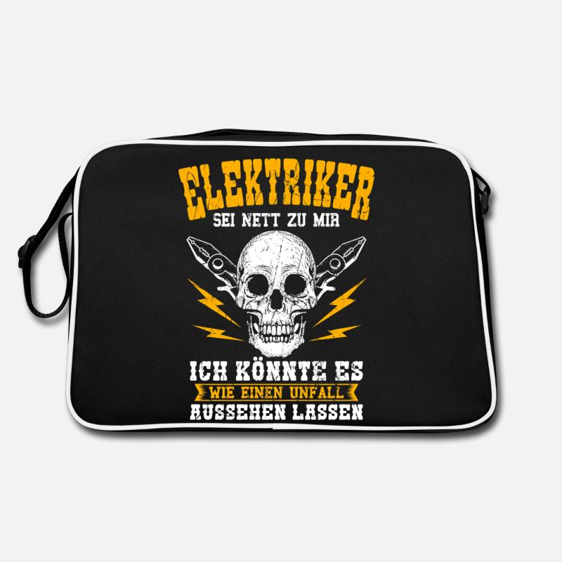 Elektriker Sei Nett Zu Mir Elektroniker Techniker Retro Tasche