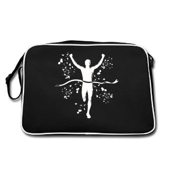 Marathoniens Run Finisher Marathon - Sac Retro - noir/blanc - Dos
