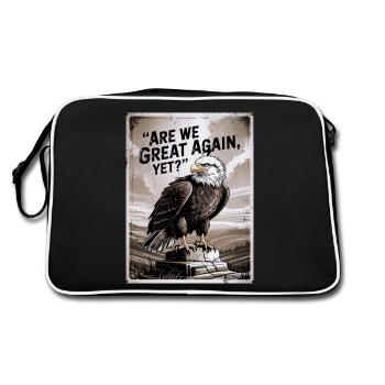 Are We Great Again, Yet? - Retro Bag - black/white - Back