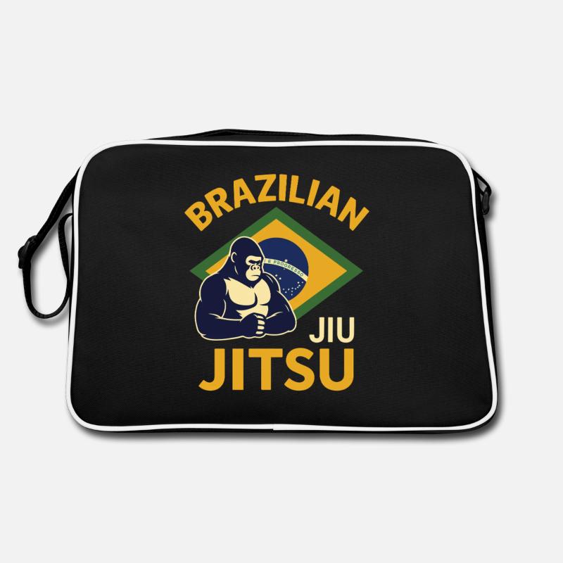 Gorille de Jiu Jitsu Brésilien Sac Retro