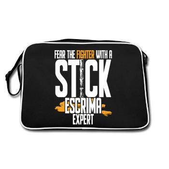 Escrima Arnis Arts Martiaux Escrima Expert - Sac Retro - noir/blanc - Dos