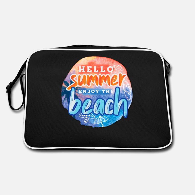 Hello Summer Beach Retro Tasche