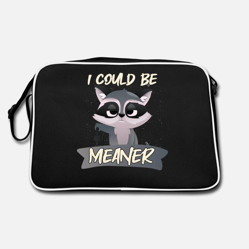 I Could Be Meaner Retro Tasche